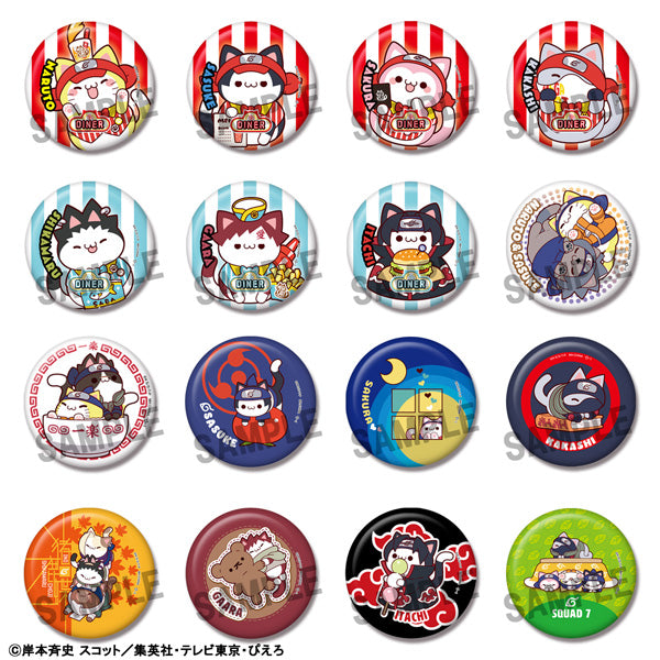 MEGA CAT PROJECT NARUTO-ナルト- ニャルト! 缶バッジコレクション 1箱16個入り [メガハウス][トレーディング]