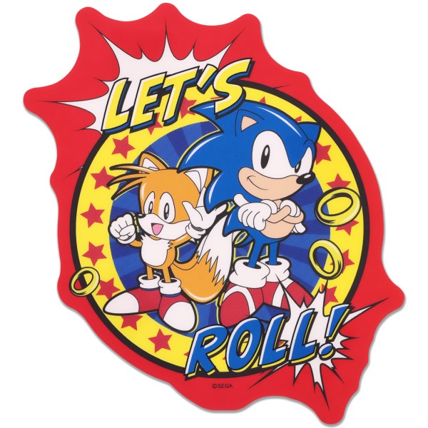 ソニック・ザ・ヘッジホッグ トラベルステッカー ⑥LET`S ROLL! [エンスカイ][GOODS]