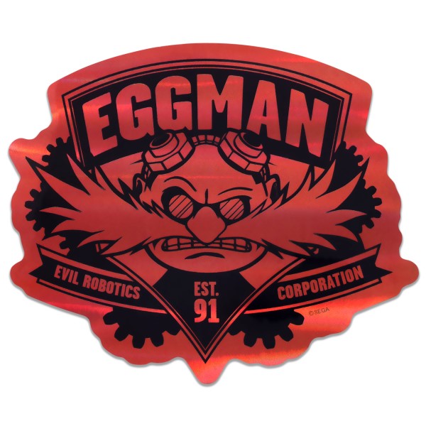 ソニック・ザ・ヘッジホッグ プリズムトラベルステッカー ②EGGMAN [エンスカイ][GOODS]