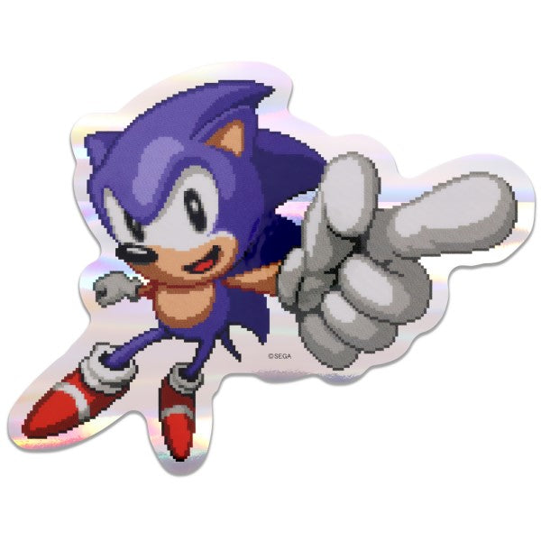 ソニック・ザ・ヘッジホッグ プリズムトラベルステッカー ④SONIC(PIXELS) [エンスカイ][GOODS]