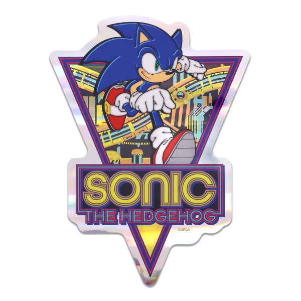 ソニック・ザ・ヘッジホッグ プリズムトラベルステッカー ⑤SONIC(RUNNING) [エンスカイ][GOODS]