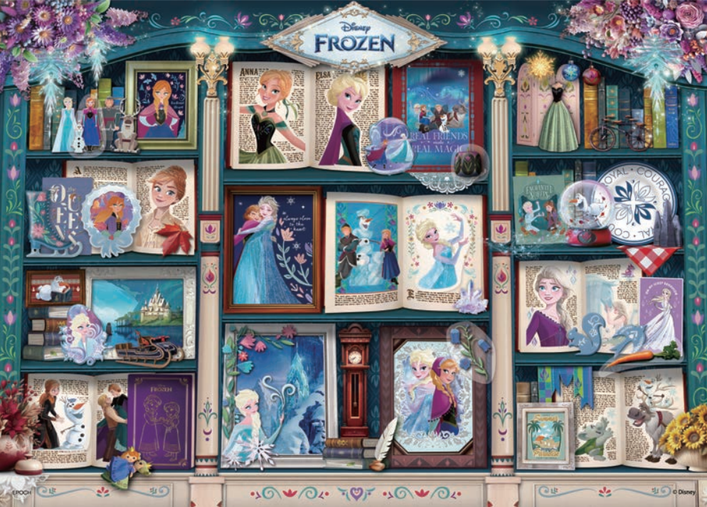 74-304sBookshelf/Frozen (ブックシェルフ/アナと雪の女王) [エポック][ジグソー]