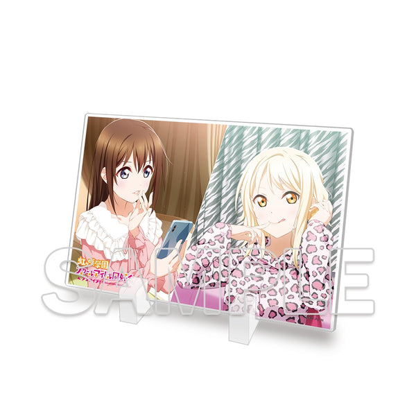 『ラブライブ!虹ヶ咲学園スクールアイドル同好会』ミニアクリルプレート しずく&愛[2][KADOKAWA][GOODS][新作]