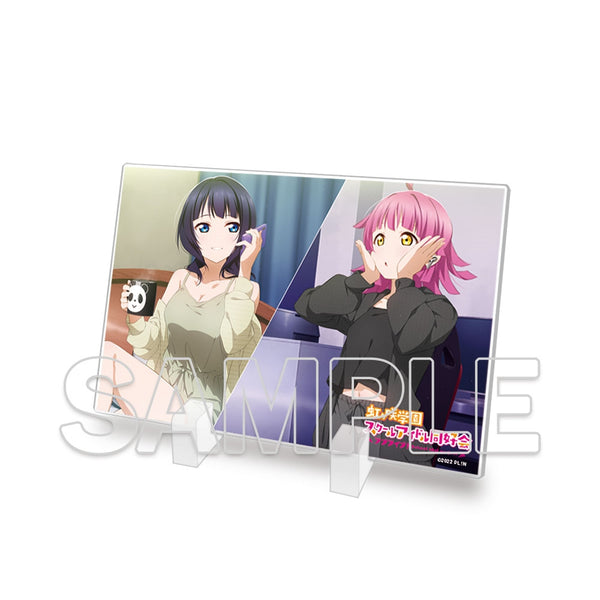 『ラブライブ!虹ヶ咲学園スクールアイドル同好会』ミニアクリルプレート 果林&amp;璃奈 [KADOKAWA][GOODS]