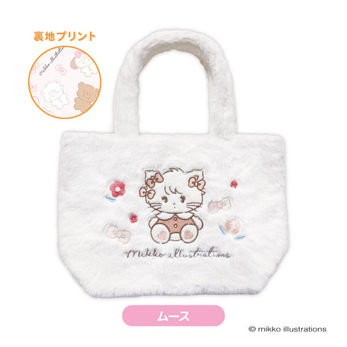 mikko illustrations もふもふトートバッグ ムース [ティー・シー・ピー][GOODS]