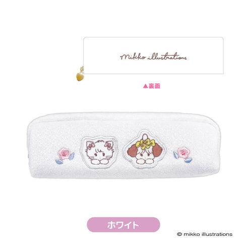 mikko illustrations もふもふロングポーチ ホワイト [ティー・シー・ピー][GOODS]