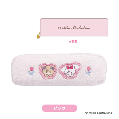 mikko illustrations もふもふロングポーチ ピンク [ティー・シー・ピー][GOODS]