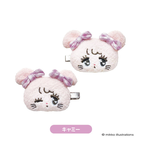 mikko illustrations ぬいぐるみヘアクリップ キャミー [ティー・シー・ピー][GOODS]