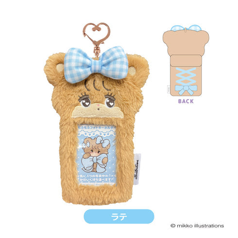 mikko illustrations もふもふフォトキーホルダー ラテ [ティー・シー・ピー][GOODS]