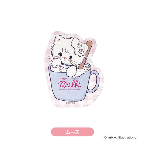 mikko illustrations ステッカー ムース [ティー・シー・ピー][GOODS]