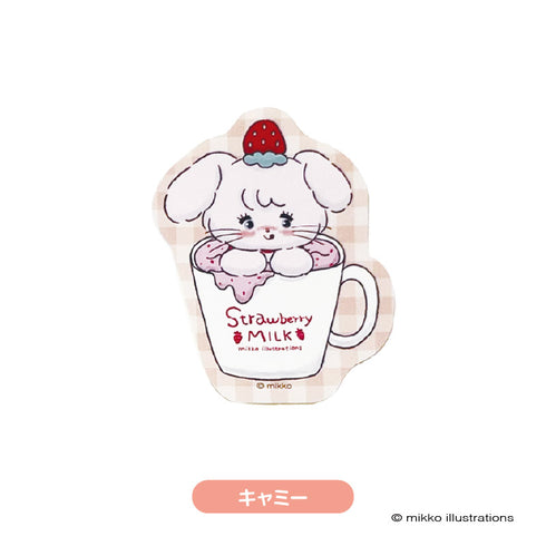 mikko illustrations ステッカー キャミー [ティー・シー・ピー][GOODS]