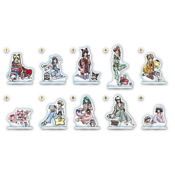 「美少女戦士セーラームーン」シリーズ×サンリオキャラクターズ アクリルスタンドコレクション 10個入りBOX[エンスカイ]