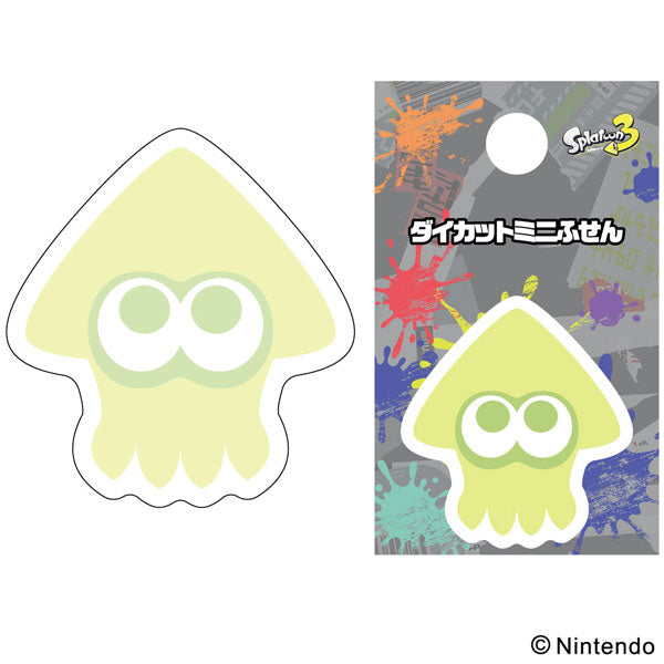 スプラトゥーン3 ダイカットミニふせん ①イカ [エンスカイ][GOODS]