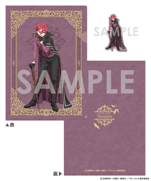 ブルーロック クリアファイル&ダイカットステッカーセット ~Vampire~ 5.千切 豹馬 [ソル・インター ナショナル][GOODS]