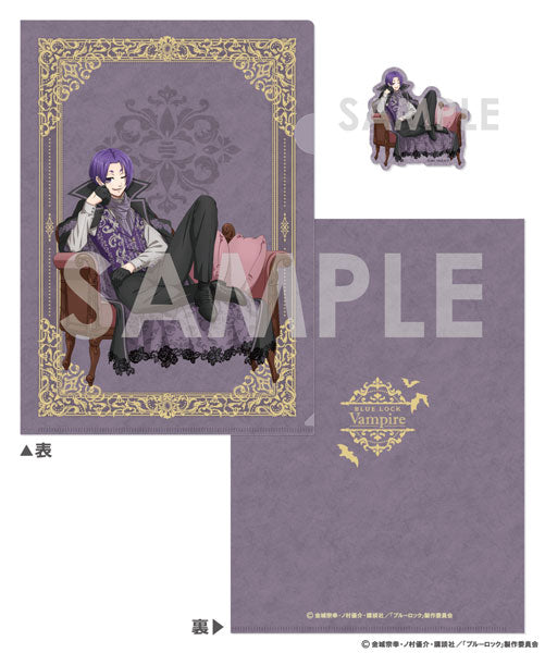 ブルーロック クリアファイル&ダイカットステッカーセット ~Vampire~ 6.御影 玲王 [ソル・インター ナショナル][GOODS]