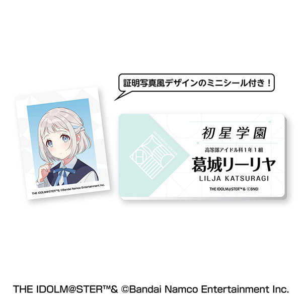 学園アイドルマスター 名札風アクリルバッジ ⑤葛城リーリヤ [エンスカイ][GOODS]