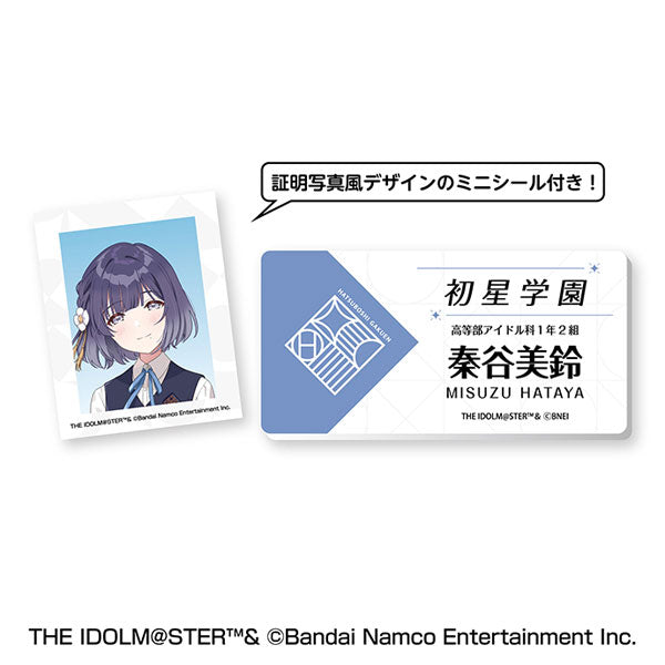 学園アイドルマスター 名札風アクリルバッジ ⑫秦谷美鈴 [エンスカイ][GOODS]