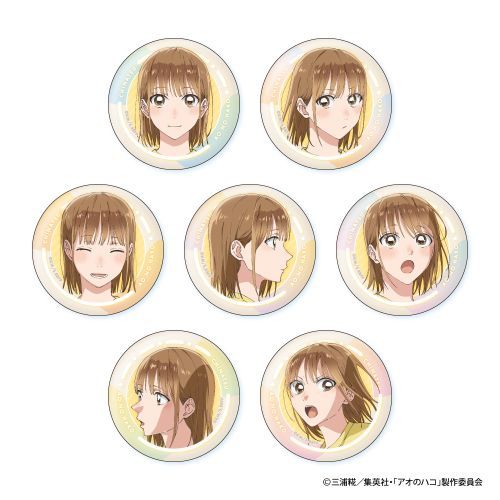 アオのハコ 千夏 顔コレ缶バッジ 1箱7個入り [ジーベック][GOODS]