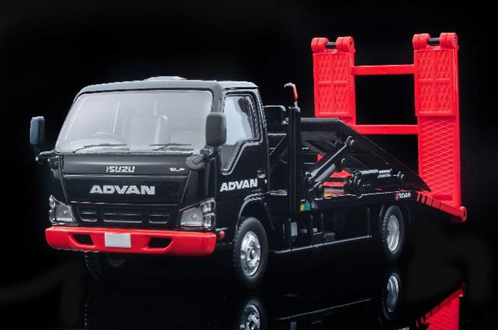 LV-N191b いすゞ エルフ 花見台自動車セフテーローダ ビッグワイド (ADVAN)[トミーテック][ミニカー][新作]