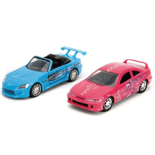 ワイルド・スピード 1/32 スケール ダイキャストミニカー ツインパック  HONDA S2000&amp;HONDA INTEGRA [JADA  TOYS][フィギュア]