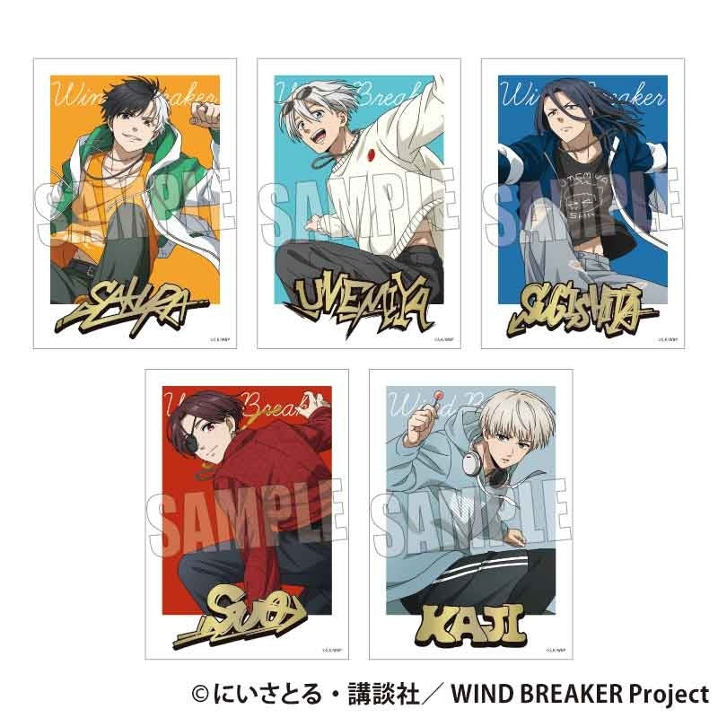 トレーディング箔押しブロマイド WIND BREAKER/スケーターver. 1箱5個入り [ベルハウス][トレーディング]