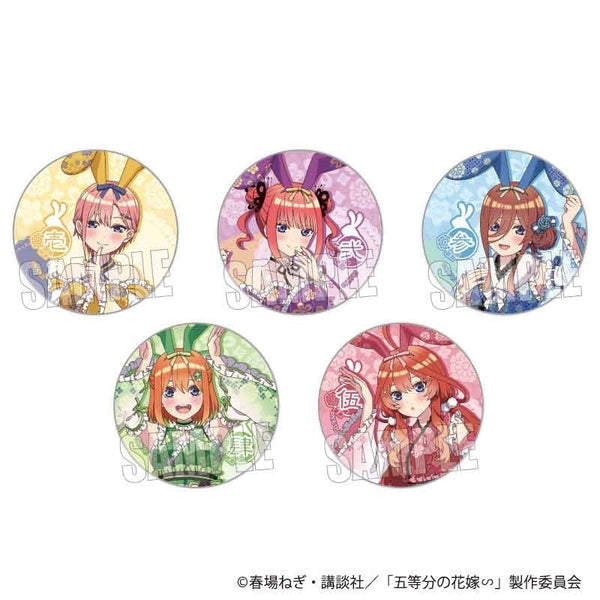 トレーディング缶バッジ 五等分の花嫁∽/和装バニーver. 1箱5個入り [ベルハウス][トレーディング]