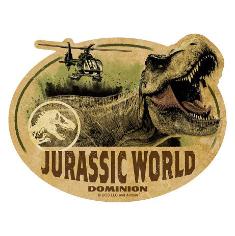 ジュラシックワールド 新たなる支配者 JURASSIC WORLD DOMINION トラベルステッカー T.REX [ensky(エンスカイ)][キャラグッズ]