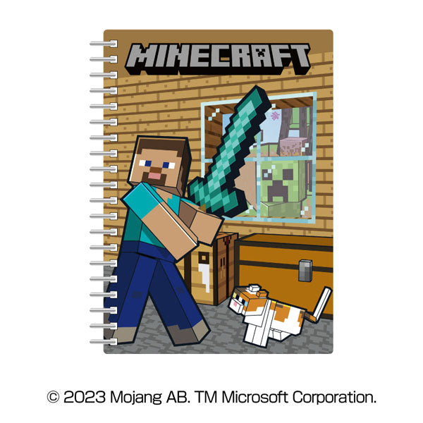 MINECRAFT マインクラフト ギミック付きリングノート ③窓の外には[エンスカイ][GOODS][新作]