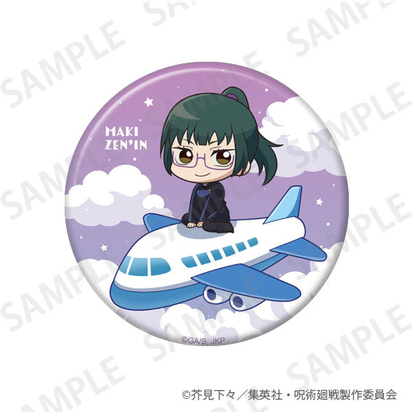 呪術廻戦 きらきら缶バッジ+75 飛行機ver. 禪院真希[KADOKAWA][GOODS][新作]